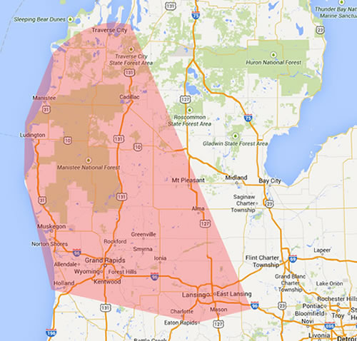 Certified Scales Service Area